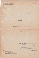 GEN/LEUT HELMUT VON PANNWITZ-SIGNED (Cossack Div) WAR CRIMINAL image 2