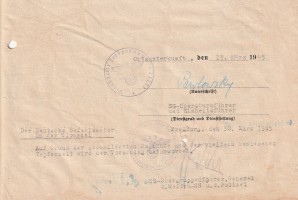 SS WALTER PAWLOWSKY – HERMANN  HÖFLE DOC. image 2