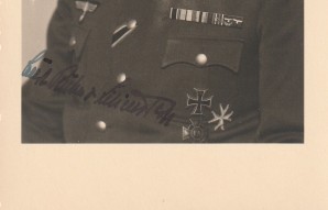 HANS RÜHLE VON LILIENSTERN SIGNED PHOTO image 2