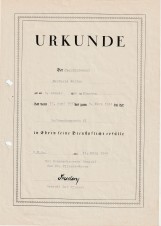 GENERALOBERST KURT STUDENT SIGNED DOCUMENT image 1