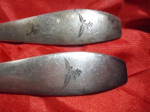 LUFTWAFFE SILVER WARE FORK-SPREADER image 2