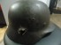 German M35 Steel Helmet S/D With Bullet hole image 2