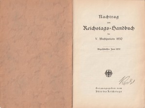 GAULEITER ERICH KOCH SIGNED BOOKLET 1932 image 2