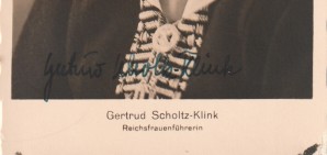 GERTRUD SCHOLTZ-KLINK SIGNED PHOTO image 2