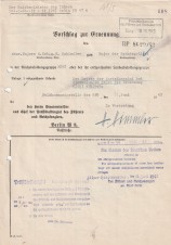 HEINRICH HIMMLER DOCUMENT SIGNED image 1
