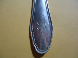 EVA BRAUN SILVER SOUP SPOON image 2