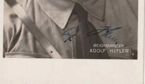 ADOLF HITLER SIGNED PHOTO-REDUCED image 3