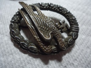 LUFTWAFFE PARATROOPER BADGE-OSANG-*sale* image 2