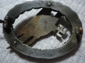 LUFTWAFFE PARATROOPER BADGE-OSANG-*sale* image 6