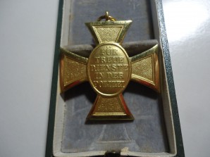 GERMAN POLICE 25 YRT. SERVICE CROSS & CASE image 4