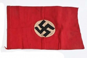 NSDAP FLAG GREAT DISPLAY SIZE 9.5X17 image 3