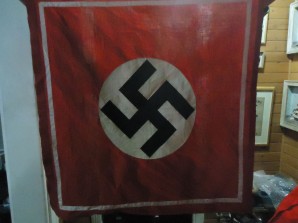 LOT OF 5 NAZI BANNERS AND NSDAP FLAG,S image 2