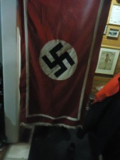LOT OF 5 NAZI BANNERS AND NSDAP FLAG,S image 3