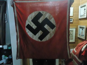 LOT OF 5 NAZI BANNERS AND NSDAP FLAG,S image 5