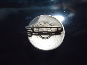 NSDAP MEMBER PIN, RARE MAKER M1/148 image 2