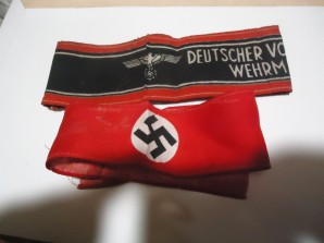 NSDAP AND VOLKSSTURM  ARMBAND image 1