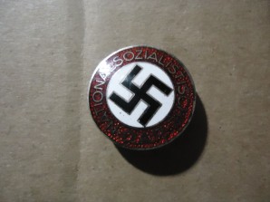 NSDAP MEMBER LAPEL PIN M1/102 image 1