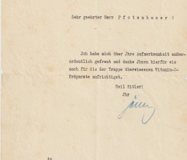 HERMANN GOERING SIGNED LETTER image 2