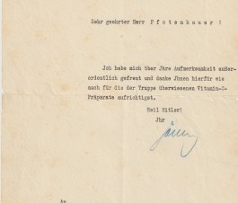 HERMANN GOERING SIGNED LETTER image 2