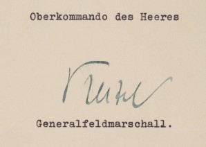 HITLER AND GEN/FM WILHELM KEITEL SIGNED DOCUMENT image 2