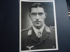 Werner Mölders Signed Photo Card-SALE image 1