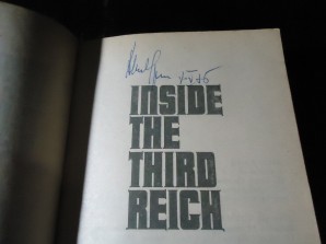 ALBERT SPEER Signed Book, INSIDE THE THIRD REICH image 3