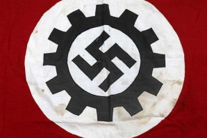 GERMAN DEUTSCHE ARBEITS FRONT STITCHED FLAG image 3