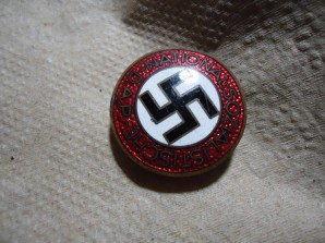 NSDAP Party Member Pin Button Hole M1/137 image 1