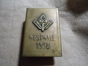 Westwall 1938 Match Box Holder image 1