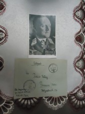 Luftwaffe General Jurgen Stumpff Signed Photo with Envelope image 2