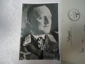 Luftwaffe General Jurgen Stumpff Signed Photo with Envelope image 3