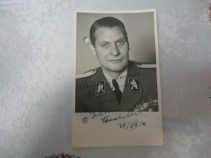 SS Brigadefuhrer Georg Ahrens signed photo 1941 *HIGHLY DECORATED* image 1