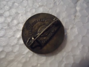 NSDAP Member Pin HOFFSTATTER (Rare) image 2