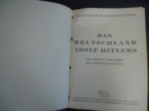 The Germany of Adolf Hitler Book 1937 image 2
