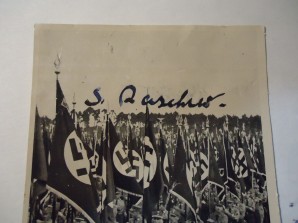 Signature of SS Dr. Sigmund Rascher image 2