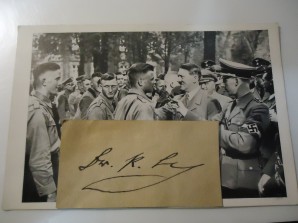Autograph of Dr Robert Ley image 1