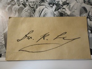Autograph of Dr Robert Ley image 3
