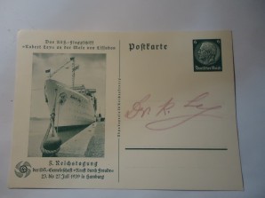 Dr Robert Ley Signed Card image 1
