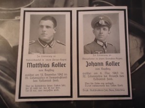German Death Card 2 Brothers image 1