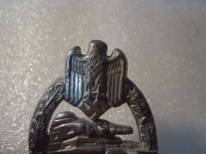 PANZER ASSAULT BADGE-STAMPED Silver image 2