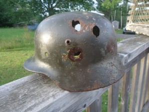 M35 German Double Decal Helmet Battlefield Relic (Camo) image 1