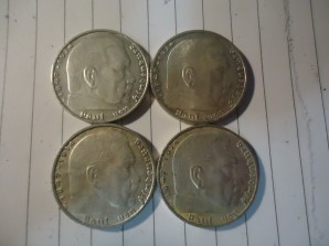 THIRD REICH 2Mk Silver Coins 1936-1939 .625 silver image 1