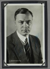 ALFRED ROSENBERG Signed Photo image 1