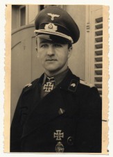 PANZER FRITZ FESSMANN Signed Photo image 1