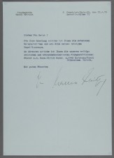 HANNA REITSCH Autograph  Signed letter image 1