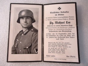German Death Card- Party Member image 1