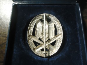 General Assault Badge Stamped Silver 100% MINT image 3