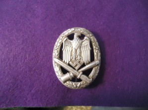 General Assault Badge Stamped Silver 100% MINT image 4