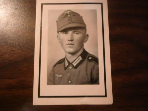 German Death Card / GEB/JAG 1943 image 1