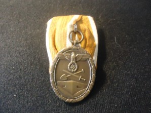 German West Wall Medal – Court Mounted image 4